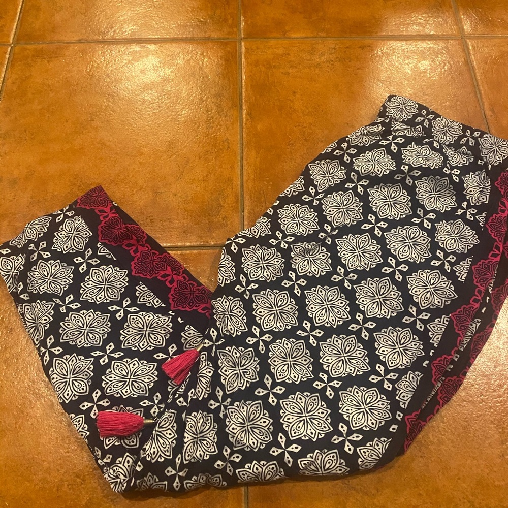 Hatley pants navy/pink -M